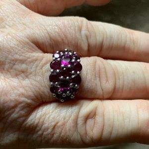 Rhodolite Garnet Ring